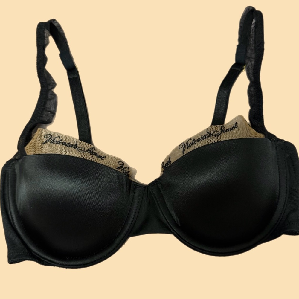Victoria's Secret Black and Tan Bra